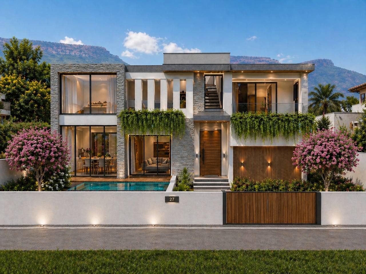 Villa Aiko hill view villa in Lonavala